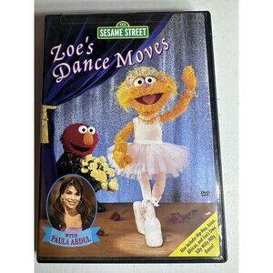 Sesame Street - Zoe’s Dance Moves (DVD/CD, 2003) With Bonus CD & Case, Tested